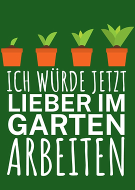 Garten arbeiten