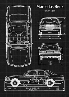MercedesBenz W126 1990