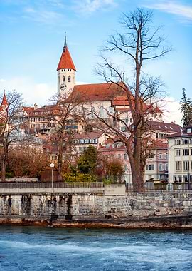 Town Thun in Switzerland