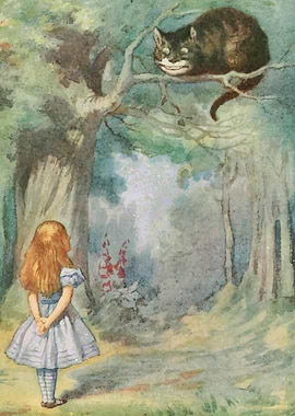 Alice and The Cheshire Cat
