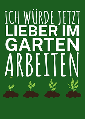 Garten arbeiten
