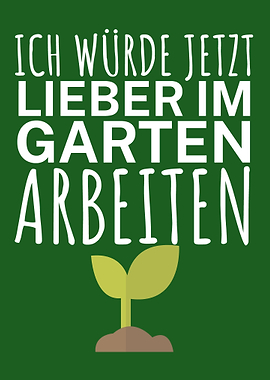 Garten arbeiten