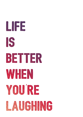 When you are laughing