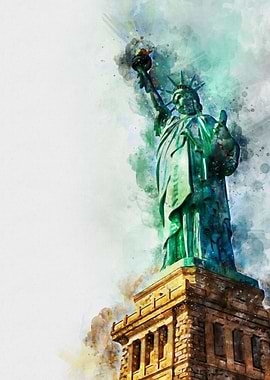 Liberty Watercolor