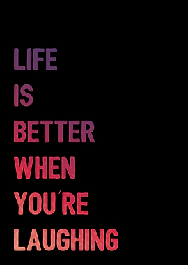 When you are laughing