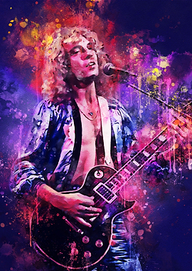 Peter Frampton painting