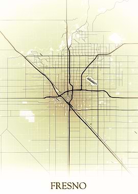 Fresno City Map