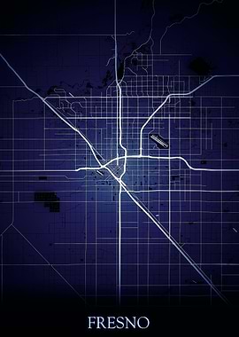Fresno Map