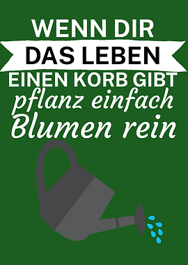 Leben Korb Blumen Pflanzen