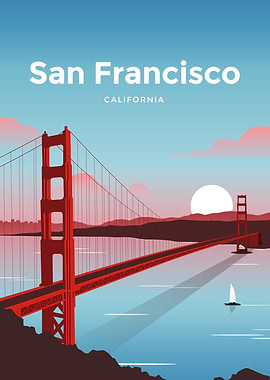 San Francisco Travel Print