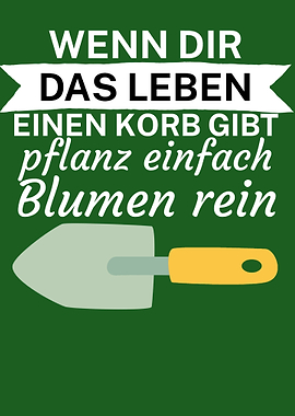 Leben Korb Blumen Pflanzen