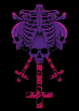 skull of purple