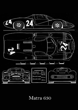 Matra 630 Blueprint