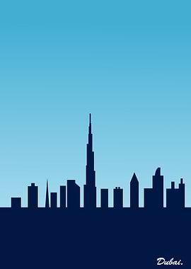 dubai flat design
