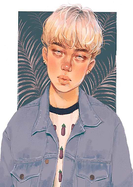 Close drawing of animation