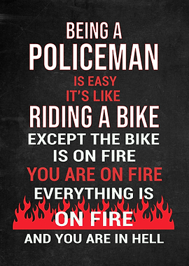 Policeman Funny Gift