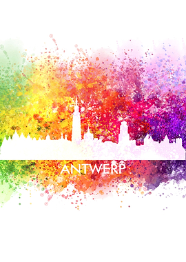 antwerp color cityscape