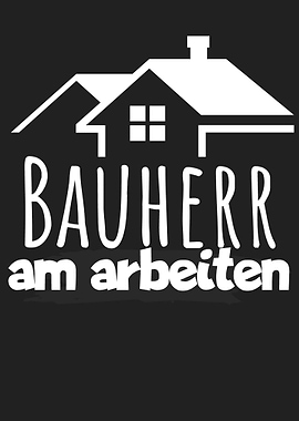 Bauherr am arbeiten