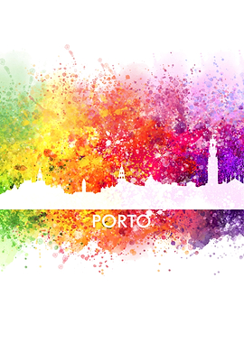 porto color cityscape