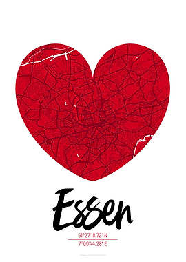 Essen City Map Design
