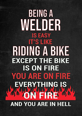 Welder Funny Gift