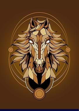 The Hourse pattern brown