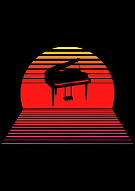 Piano Retro Design