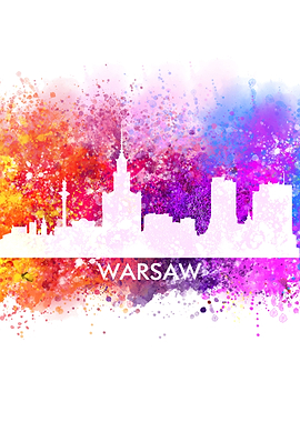warsaw color cityscape