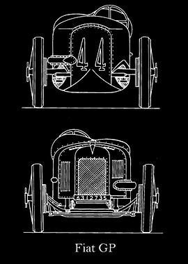 Fiat GP 1922back and front