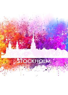 stockholm color cityscape
