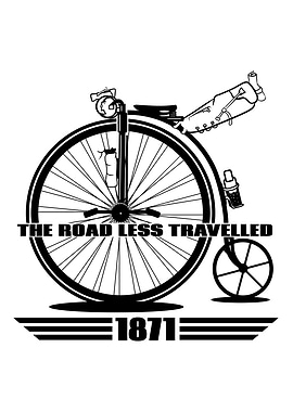 Penny Farthing bikepacking