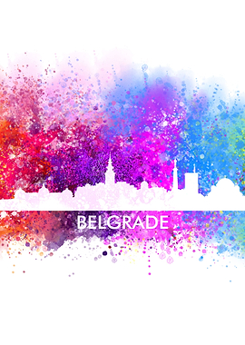 belgrade color cityscape