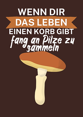 Pilzsammler Leben Korb