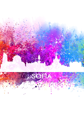 sofia color cityscape