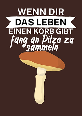 Pilzsammler Leben Korb