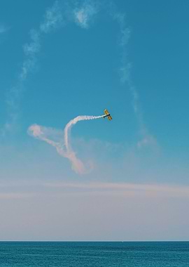 Plane Over The Horizon