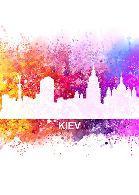 kiev color cityscape