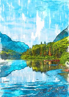 Lake In Quebec Canada