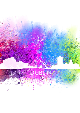 dublin color cityscape