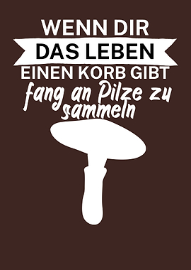 Pilzsammler Leben Korb