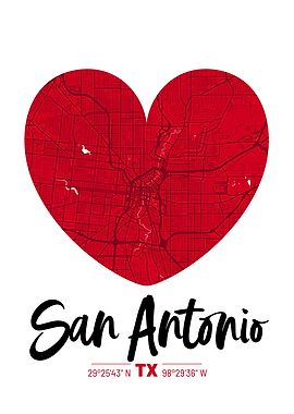 San Antonio City Map