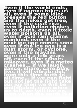 Even if corona ends all