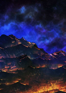 Venus Night Landscape