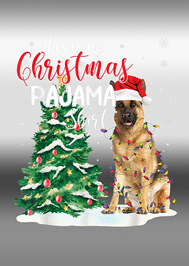 German Shepherd Painting