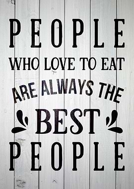 Kitchen People Love Eat