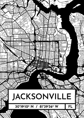 Jacksonville City Map