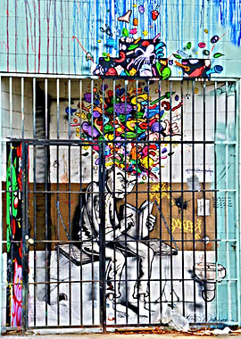 Brain exploding in cage