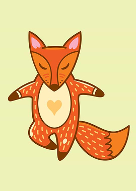 Yoga Fuchs Sport Geschenk