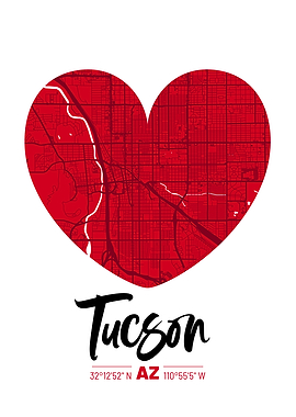 Tucson City Map Design