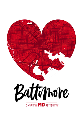 Baltimore City Map Design